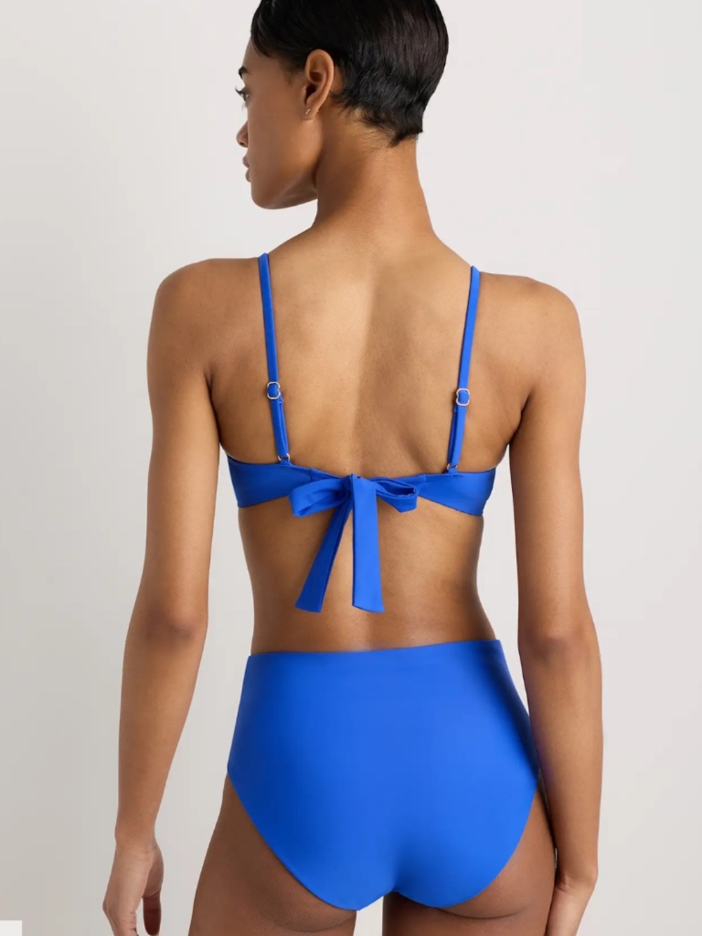 NWT Quince Italian blue bikini set small